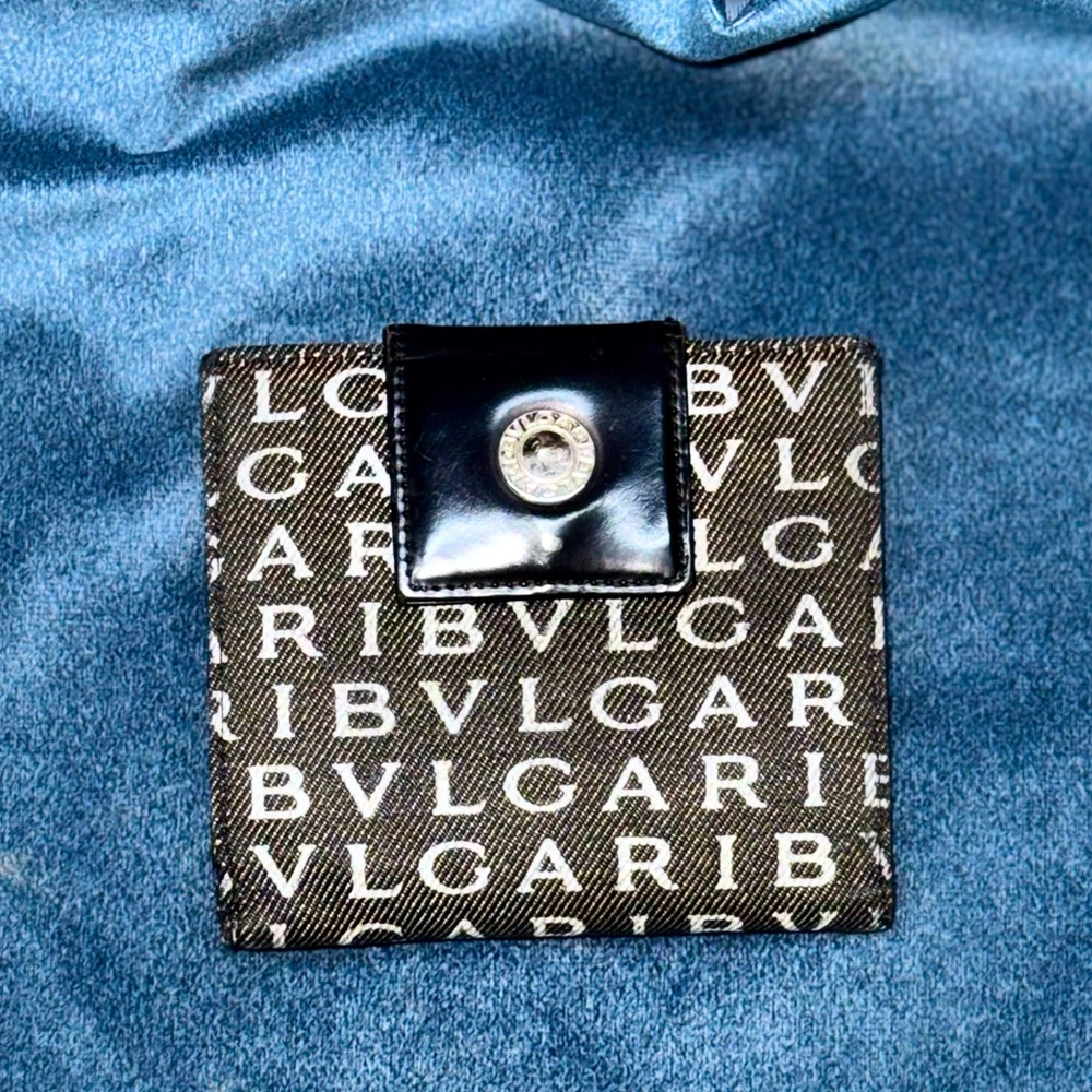 BVLGARI BIFOLD MONO / CANVAS / LEATHER MENS WALLET labubu